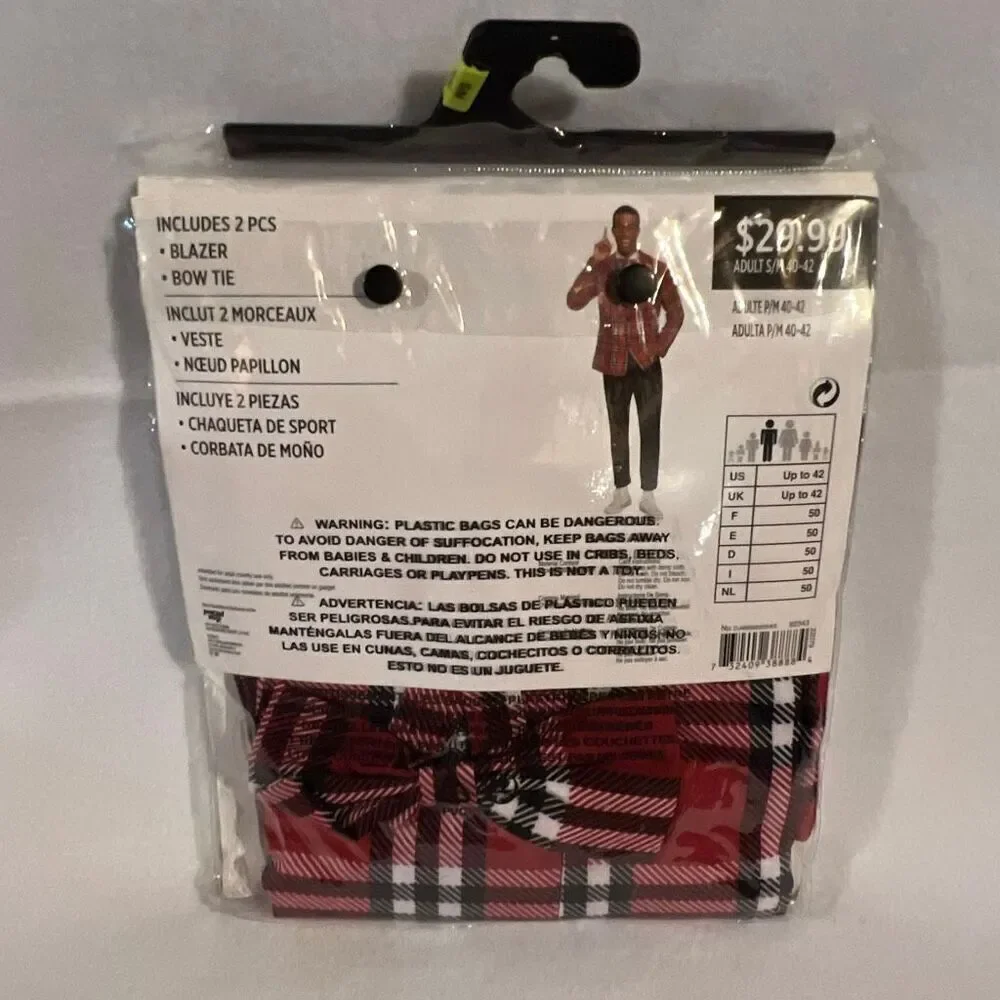 School Geek Costume - NWT